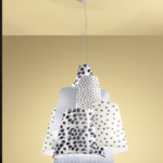 Spiro designer fabric lamp shade