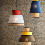 fabric and rattan lamp shades for pendant lights from mega factory