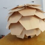 pinecone lamp shade makke yn Sina mega lamp shade fabryk