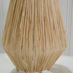 ny og innovativ raffia papir stof lampeskærm til bordlampe fra MGF lampe og skyggefabrik