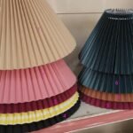pleated fabric lampshades with hard back from China lamp and shade factory MGF company
