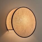 2024 New linen fabric wall lamp sconce from China MEGAFITTING LAMPSHADE factory