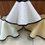 handmade fabric lamp shade new design France style flower shade view design fabric lampshade